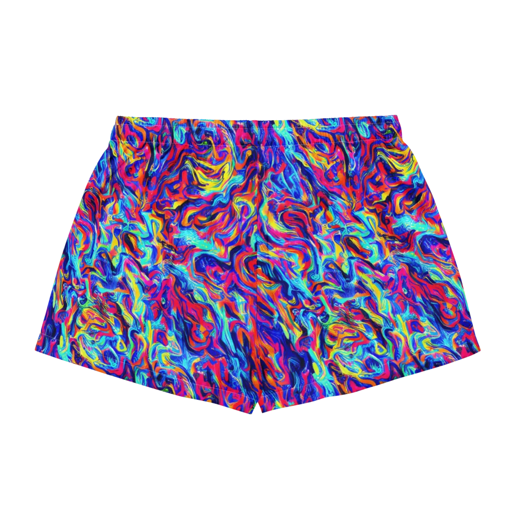 Solar Electric on Women's Pajama Shorts — Back