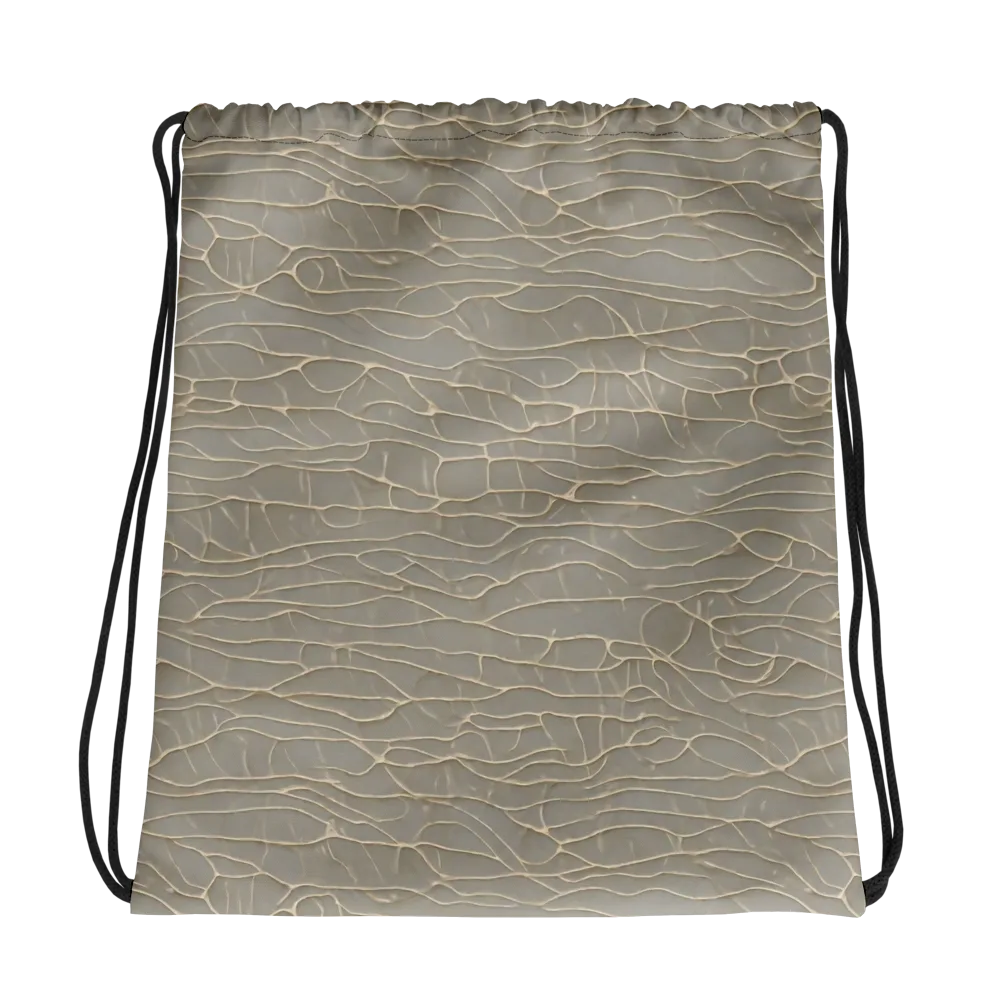 Ivory Vein on Drawstring Bag — Photo