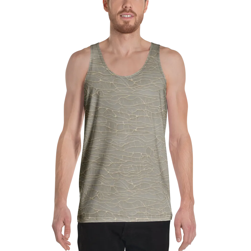 Ivory Vein on Men's Tank Top — Front