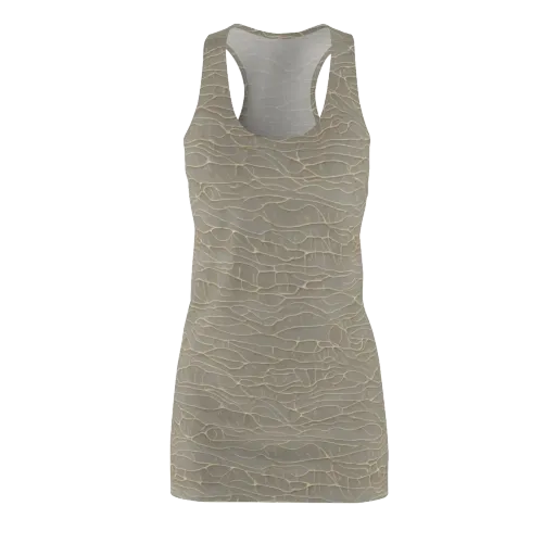 Ivory Vein on a Racerback Dress