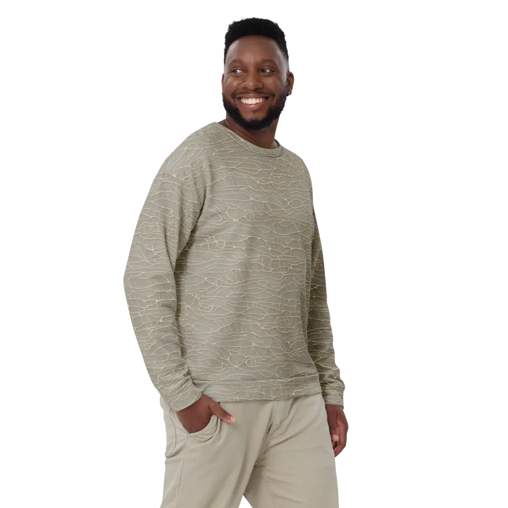 Ivory Vein on Sweatshirt — Front