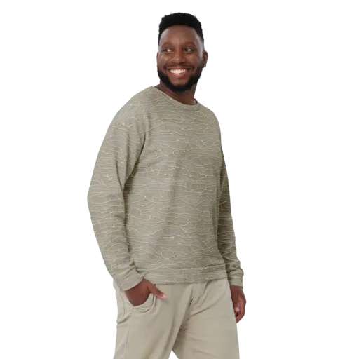 Ivory Vein on a Sweatshirt