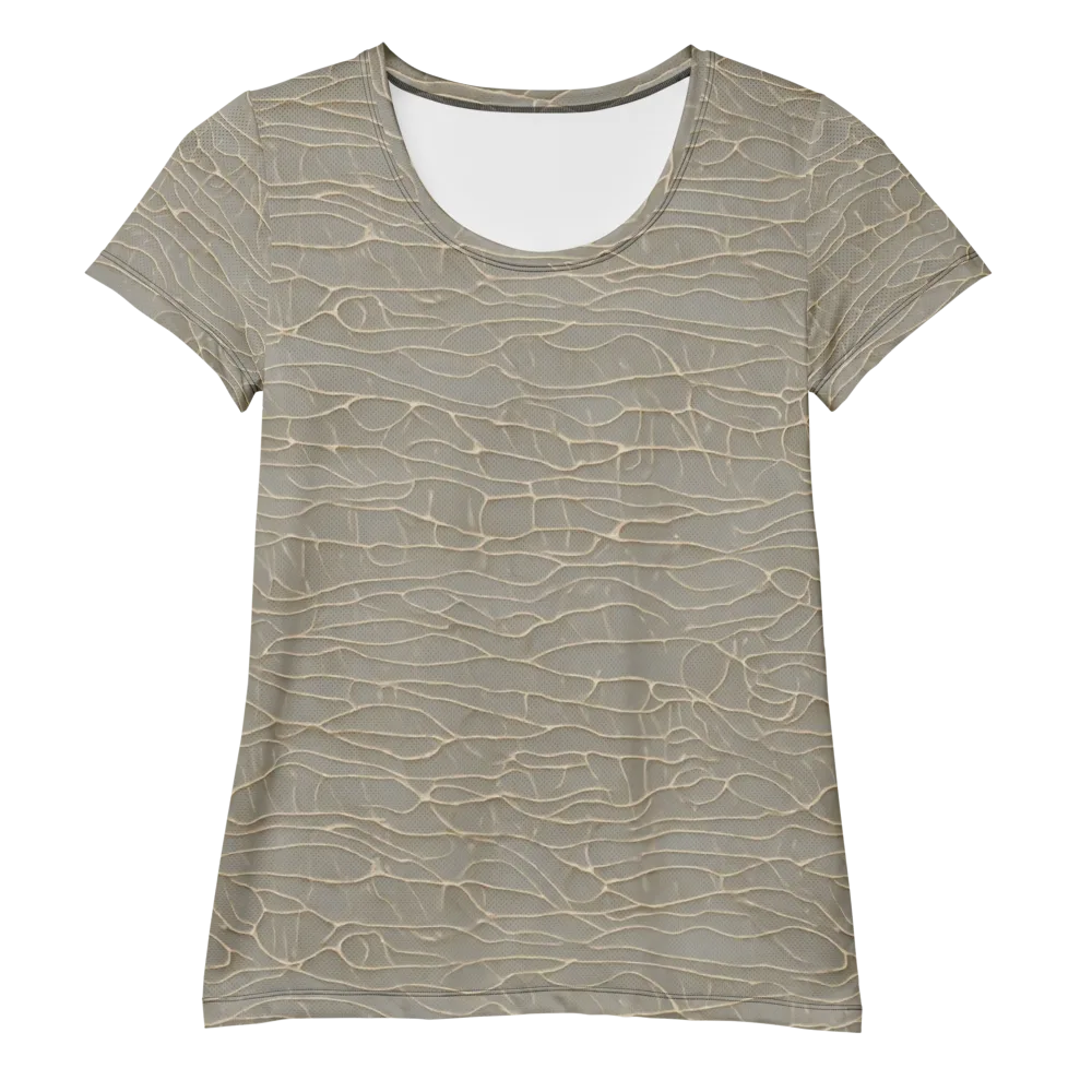 Ivory Vein on Women's Athletic T-Shirt — Front