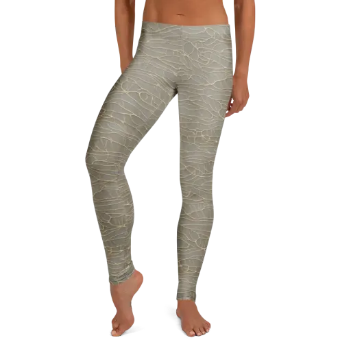 Ivory Vein on a Leggings