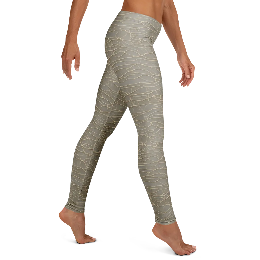 Ivory Vein on Leggings — Right