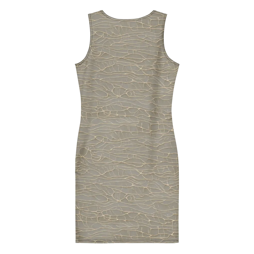 Ivory Vein on Bodycon Dress — Back