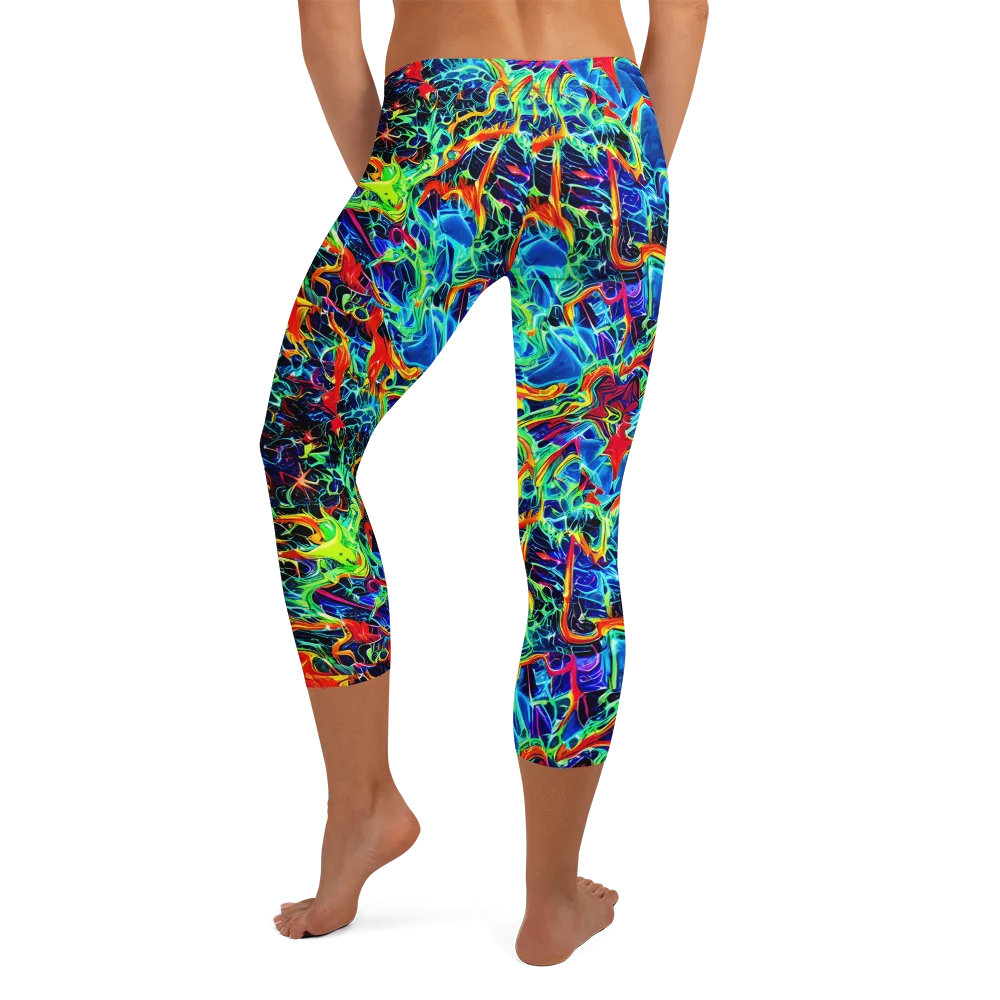 Prismfire on Capri Leggings — Back