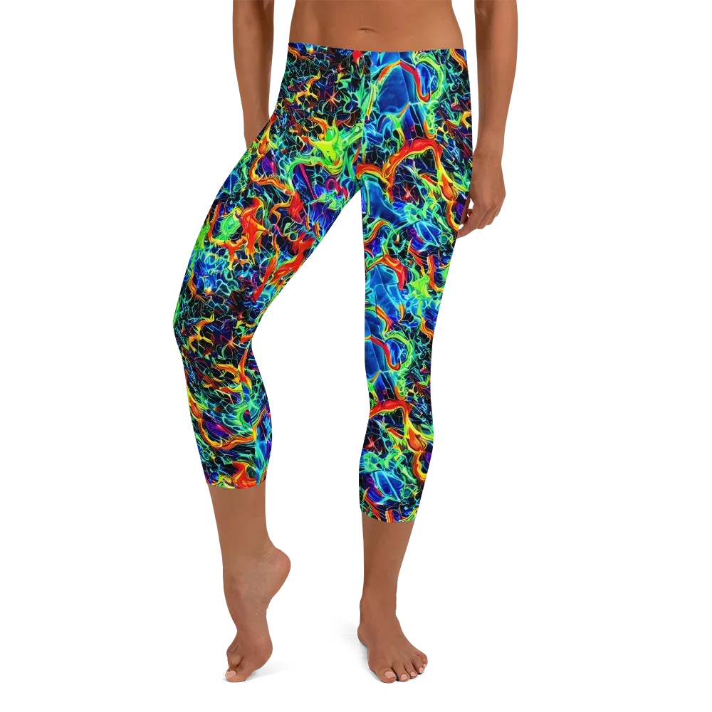 Prismfire on Capri Leggings — Front