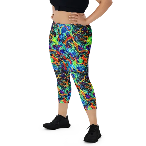 Prismfire on a Capri Leggings