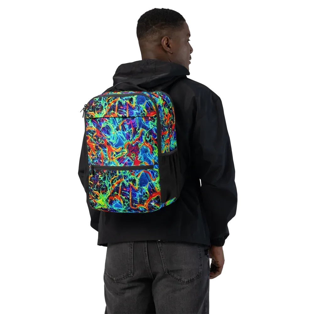 Prismfire on Utility Backpack — Back