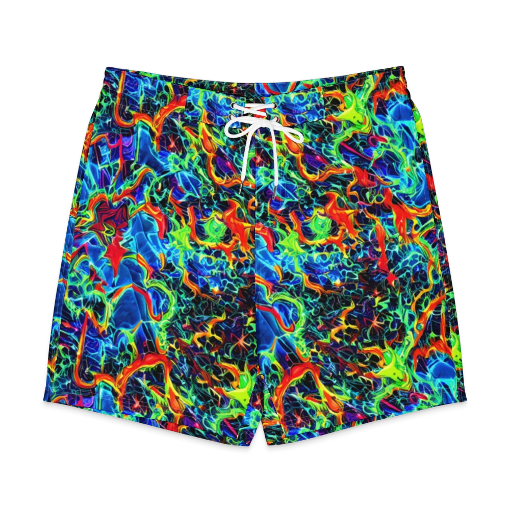 Prismfire on Men's Board Shorts — Front
