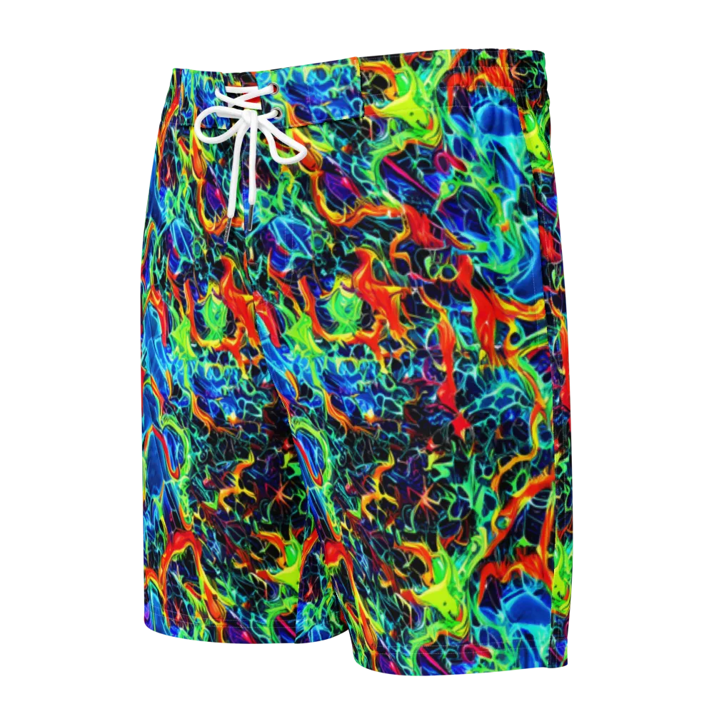 Prismfire on Men's Board Shorts — Front