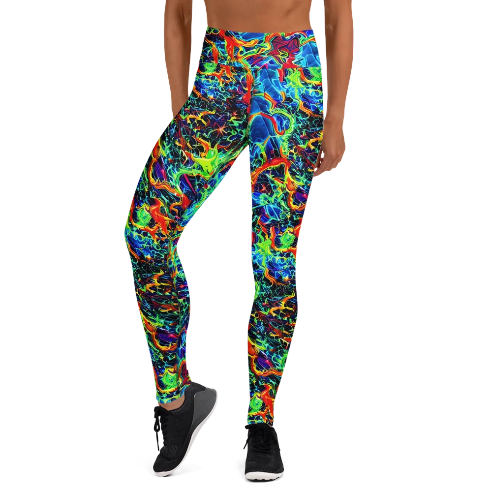 Prismfire on Yoga Leggings — Front