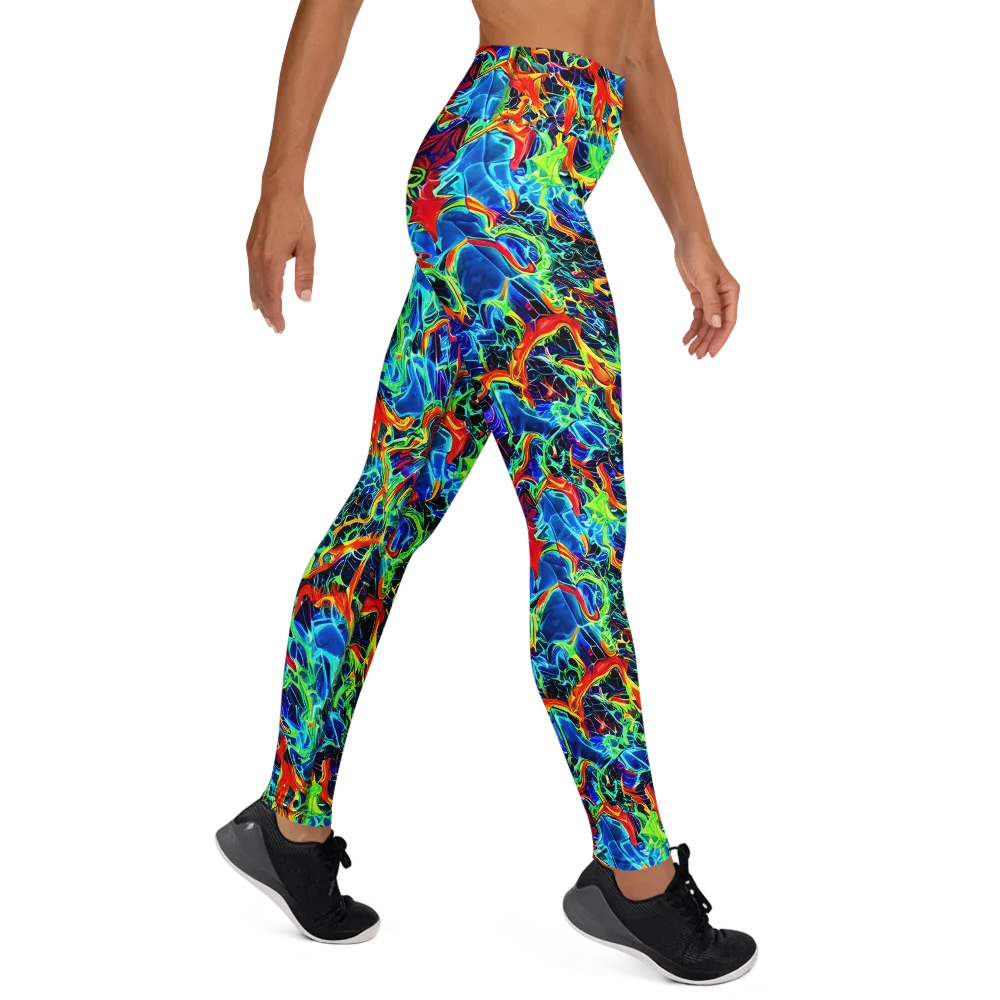 Prismfire on Yoga Leggings — Right