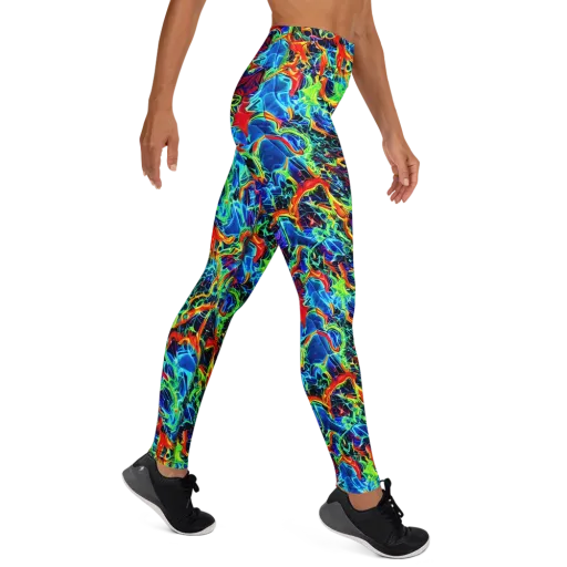 Prismfire on a Yoga Leggings