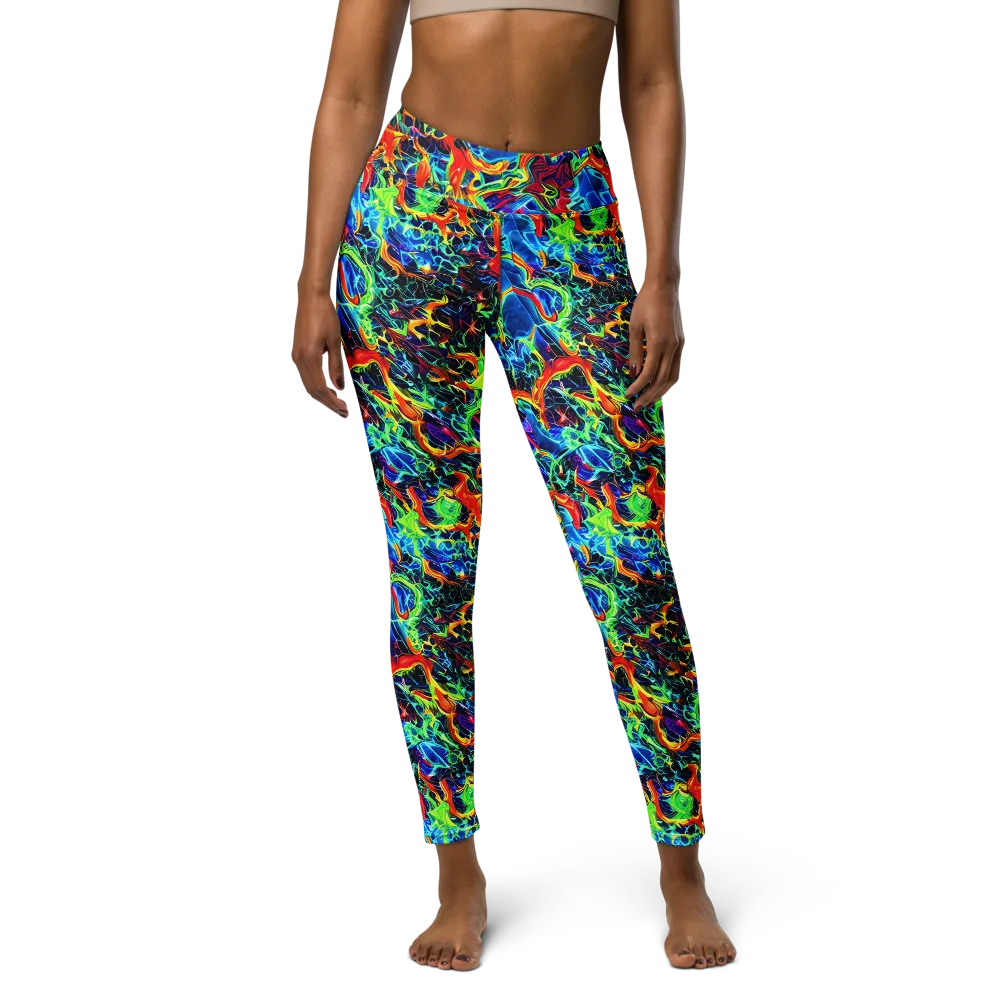 Prismfire on Yoga Leggings — Front