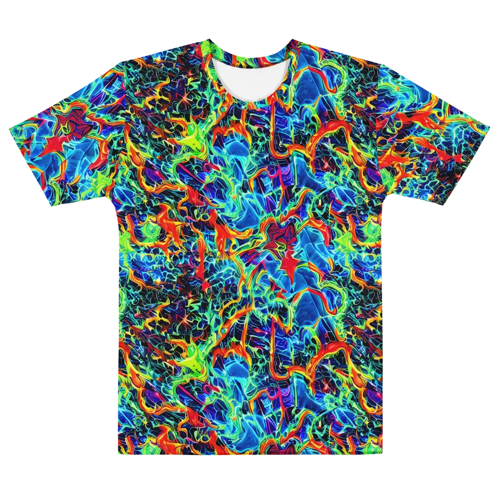 Prismfire on Men's Cotton Crew Neck T-Shirt — Front
