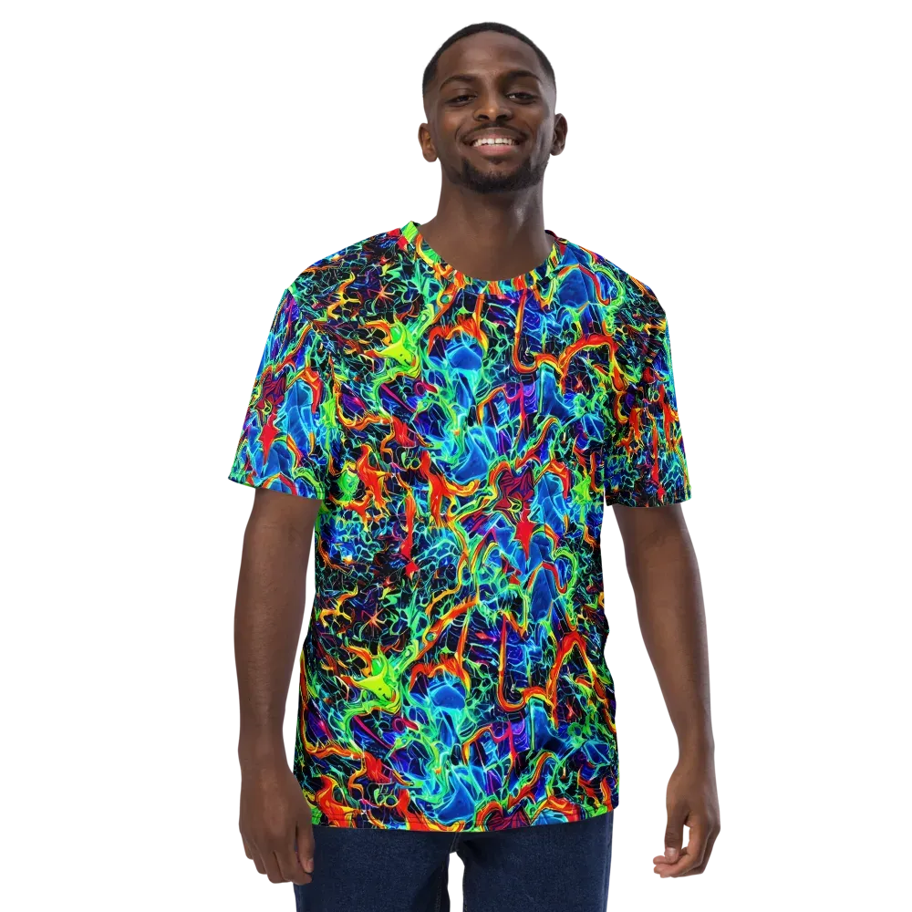 Prismfire on Men's Crew Neck T-Shirt — Front