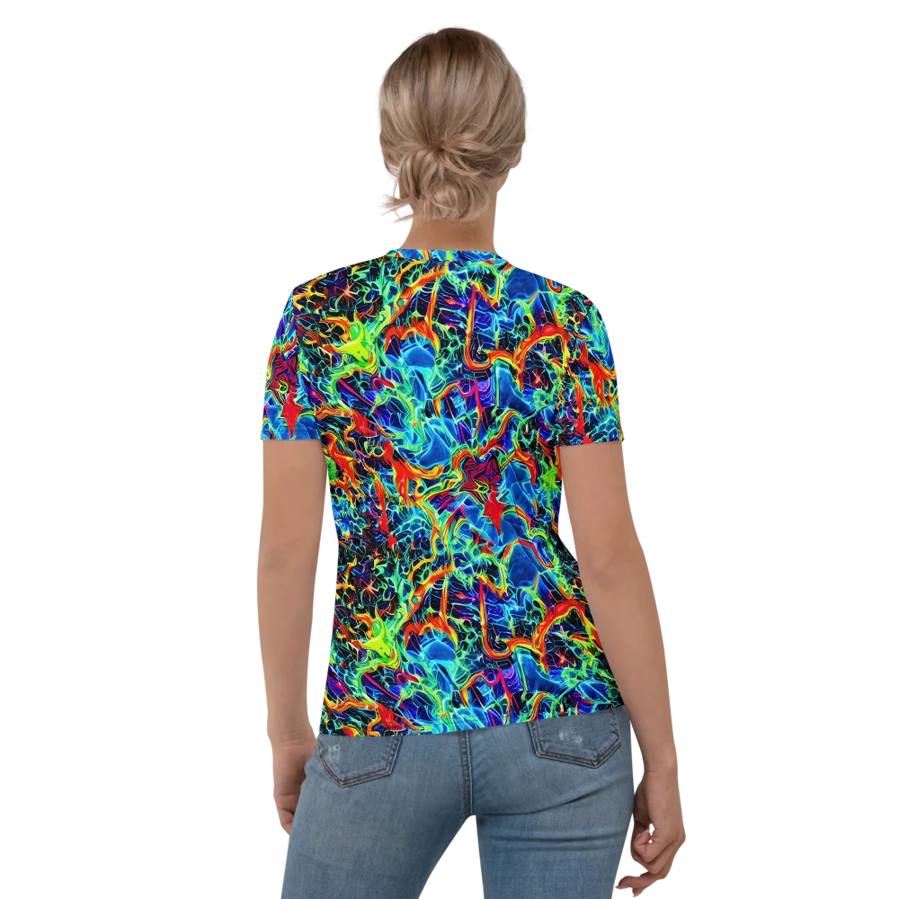 Prismfire on Women's Crew Neck T-Shirt — Back
