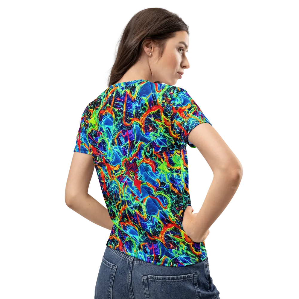 Prismfire on Women's Crew Neck T-Shirt — Back