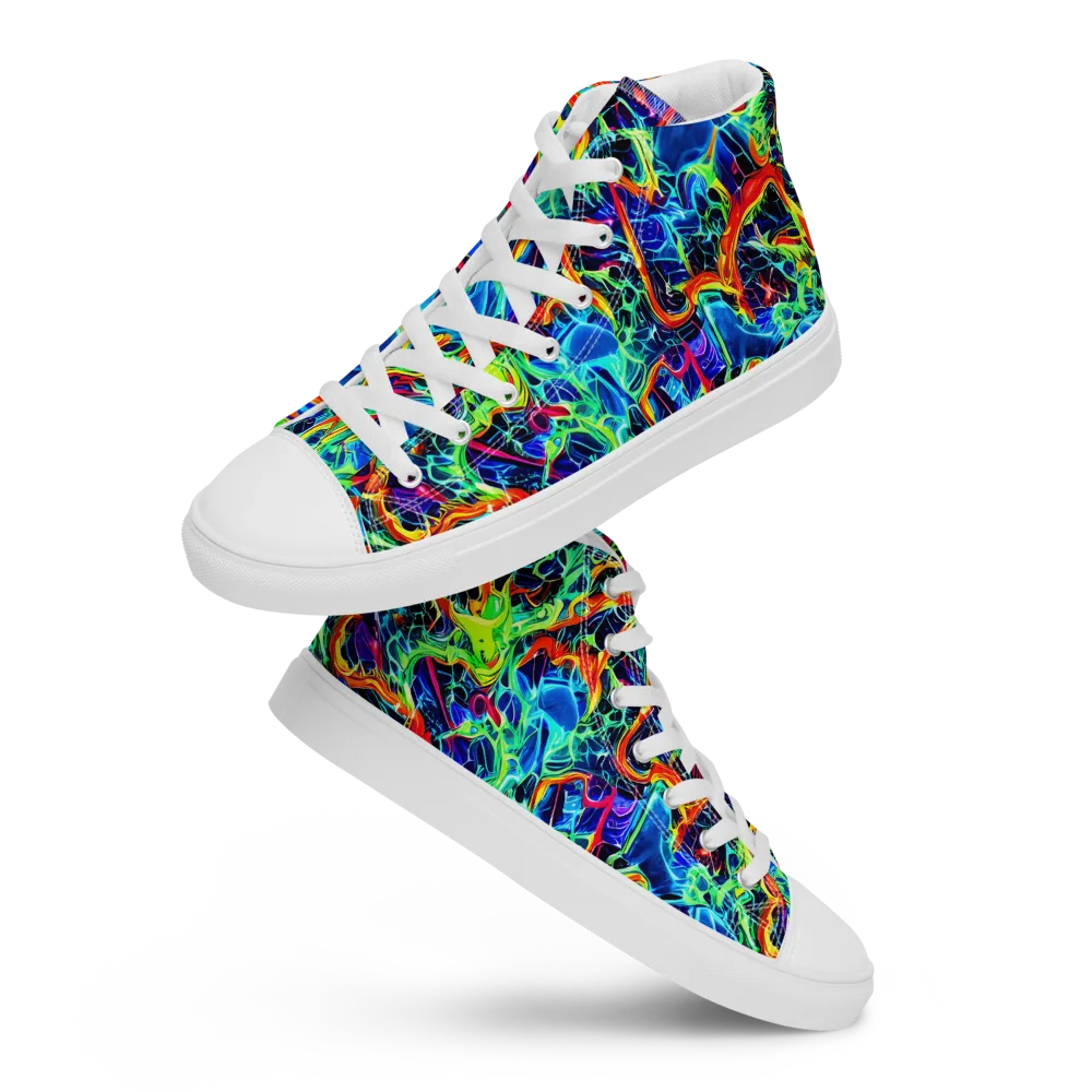 Prismfire on Women's High Top Canvas Shoes — Front