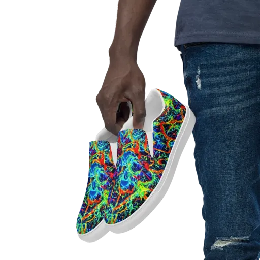 Prismfire on a Men's Slip-On Canvas Shoes