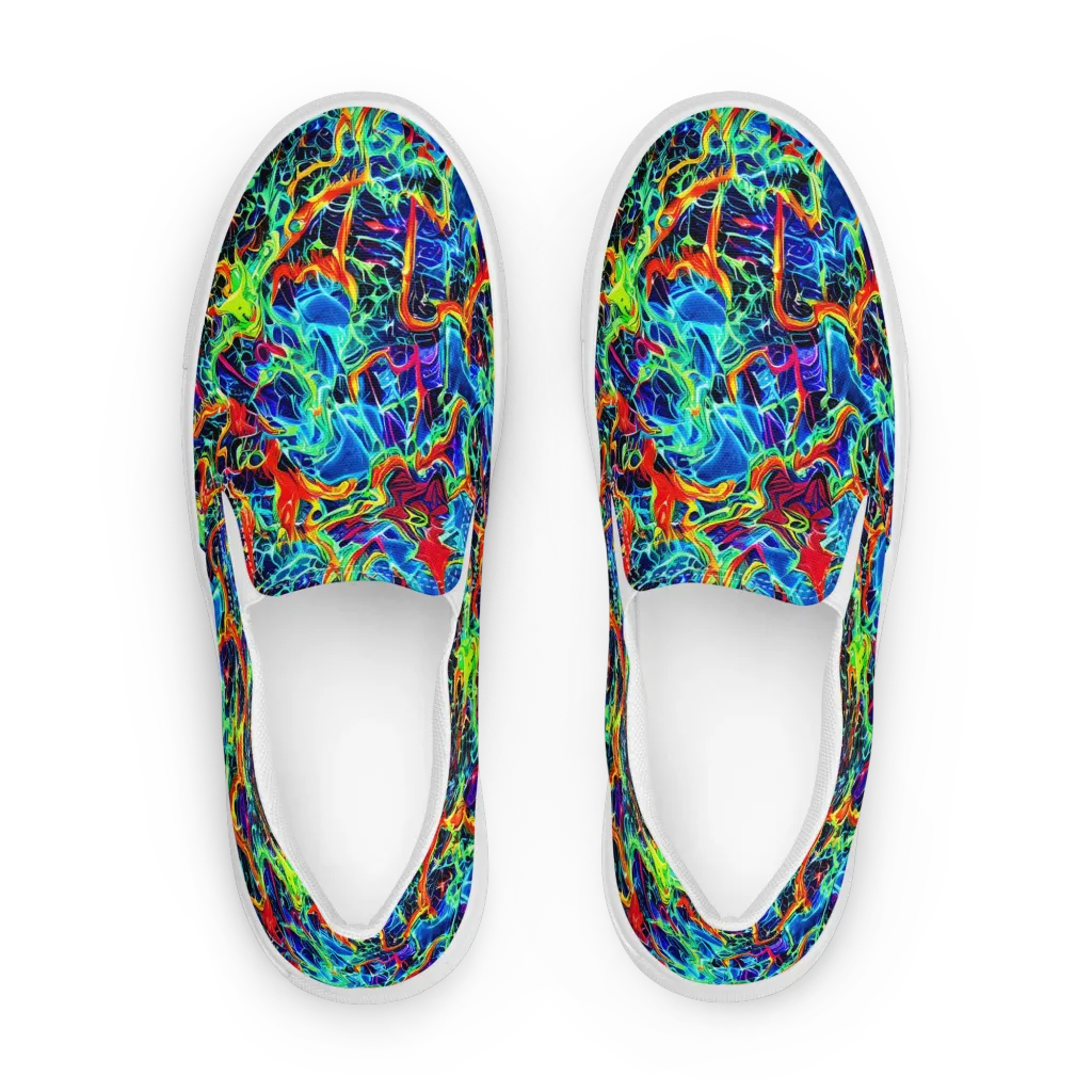 Prismfire on Women's Slip-On Canvas Shoes — Front