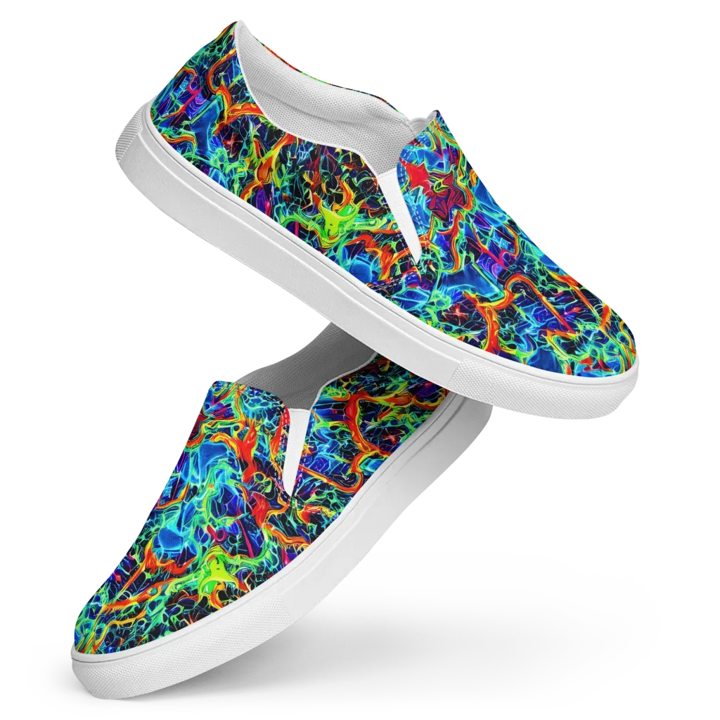 Prismfire on Women's Slip-On Canvas Shoes — Front