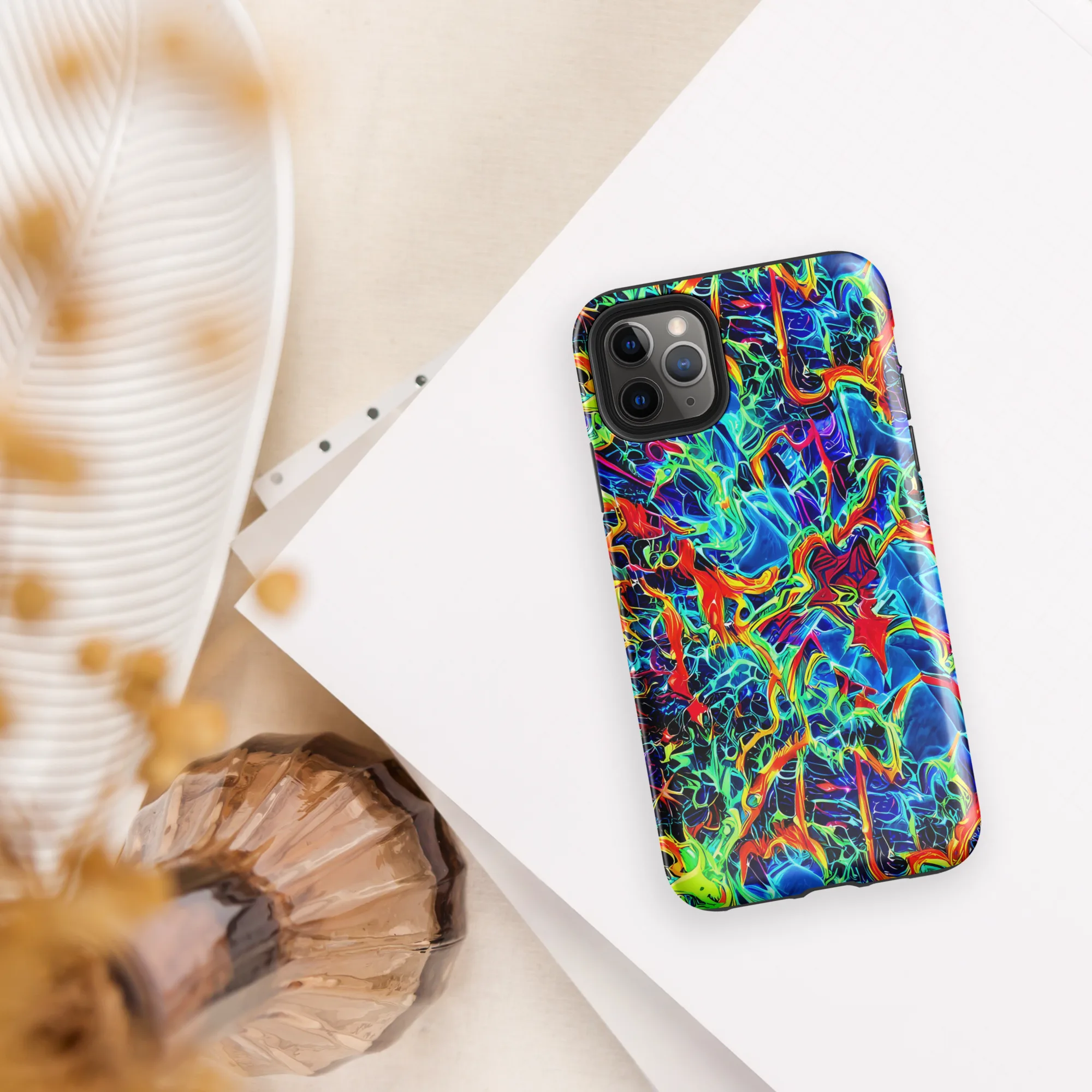 Prismfire on Tough Case for iPhone® — Front