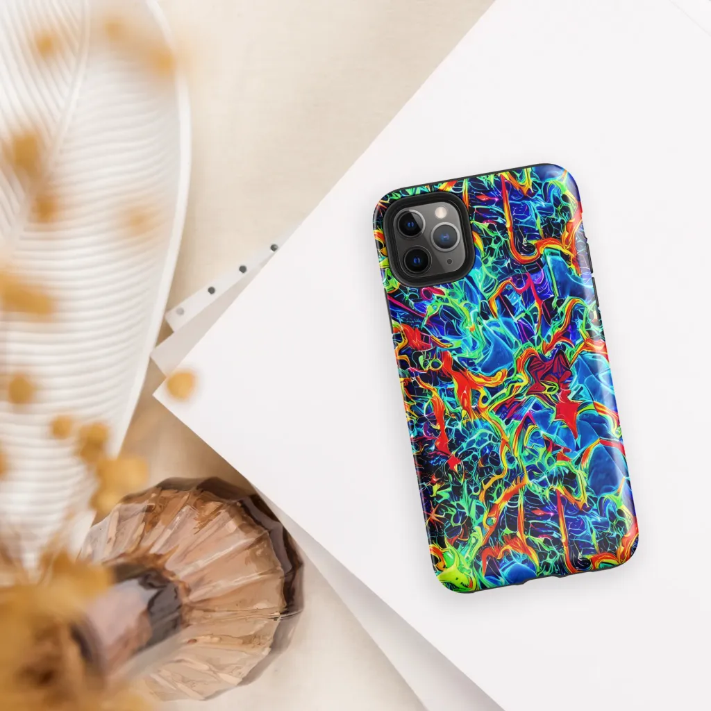 Prismfire on Tough Case for iPhone® — Front