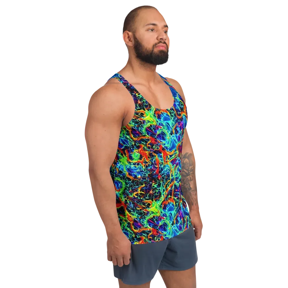Prismfire on Men's Tank Top — Right Front