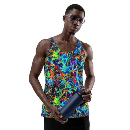 Prismfire on a Men's Tank Top