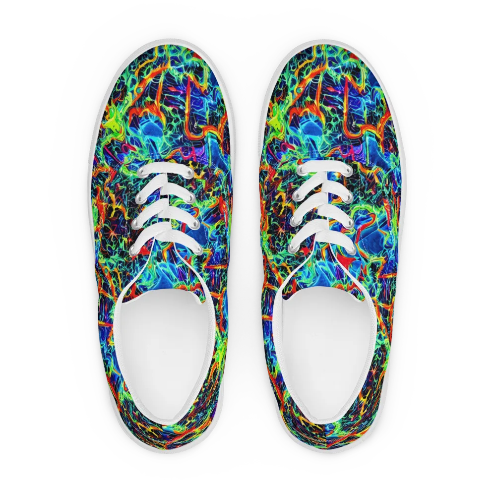 Prismfire on Men's Lace-Up Canvas Shoes — Front