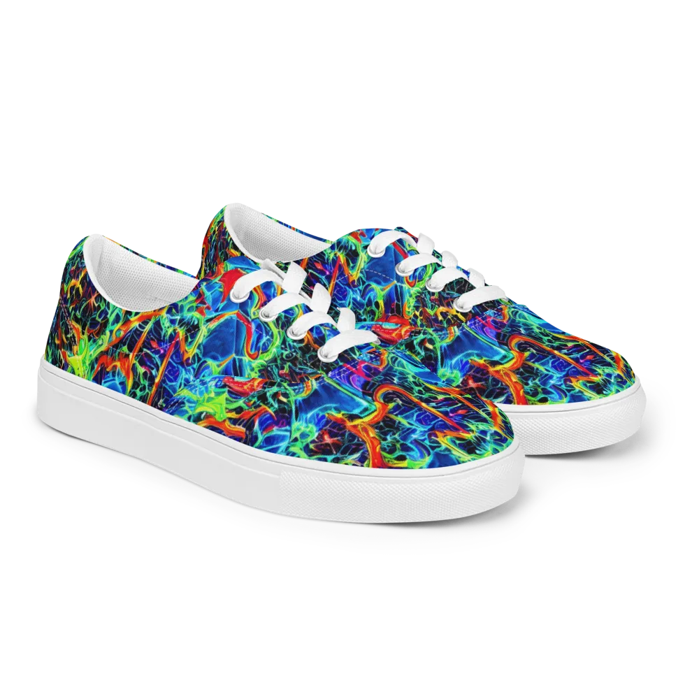 Prismfire on Men's Lace-Up Canvas Shoes — Right Front