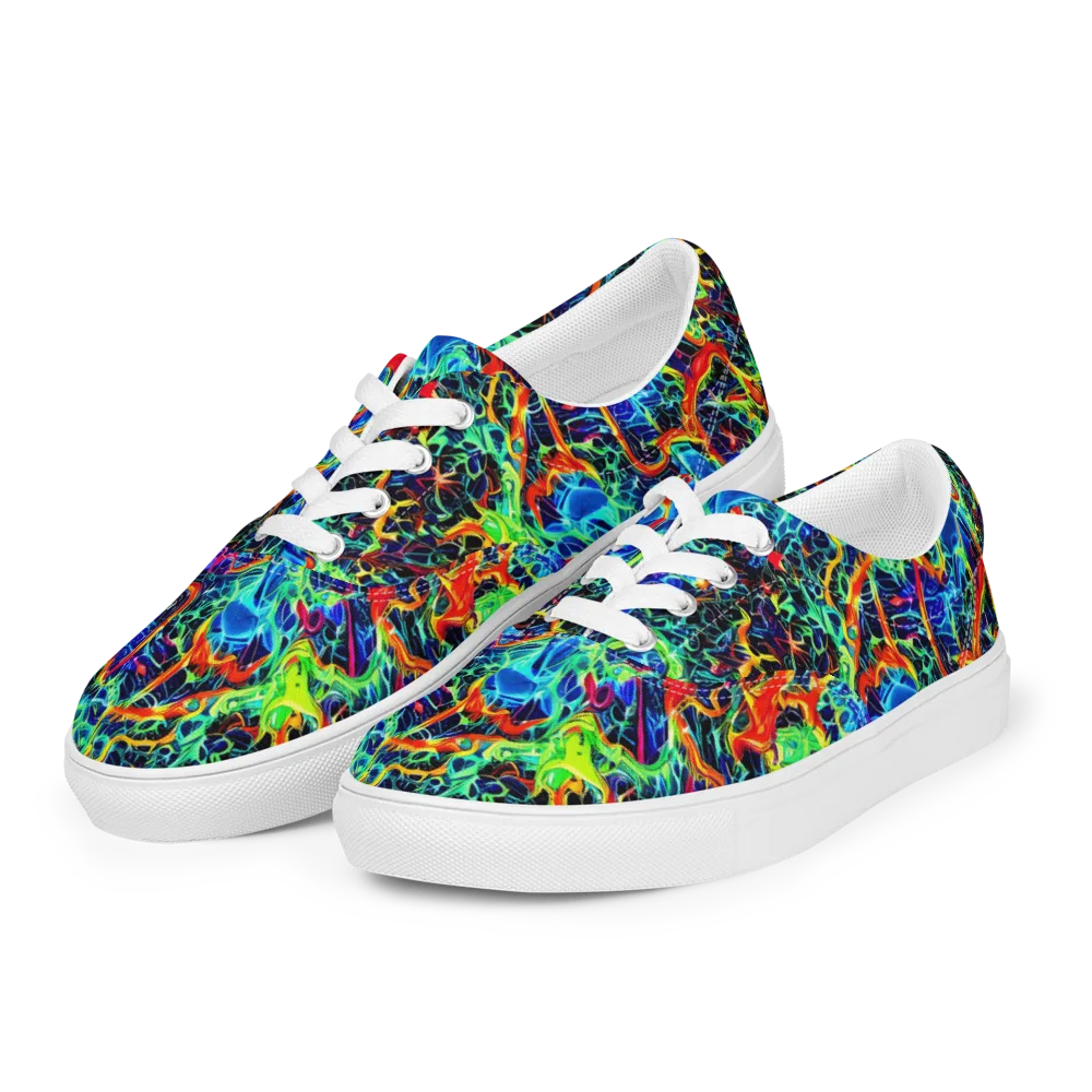 Prismfire on Men's Lace-Up Canvas Shoes — Left Front