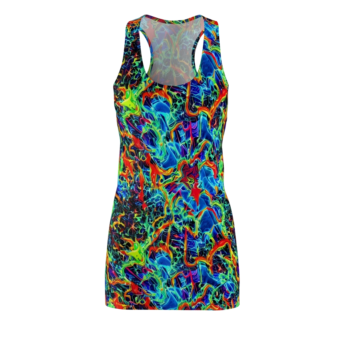 Prismfire on Racerback Dress — Front