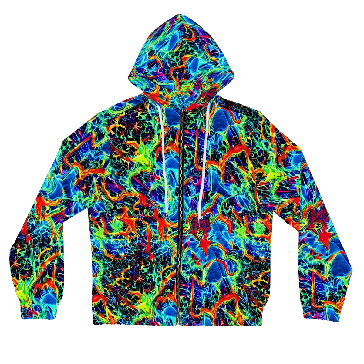 Prismfire on Women's Full-Zip Hoodie — Front