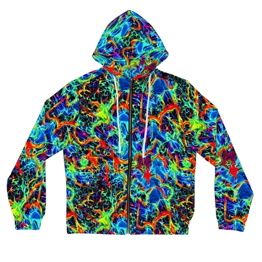 Prismfire on a Women's Full-Zip Hoodie