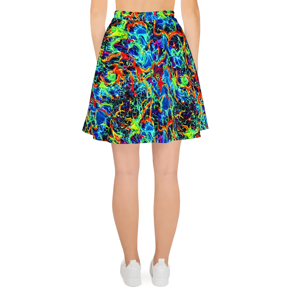 Prismfire on Skater Skirt — Back