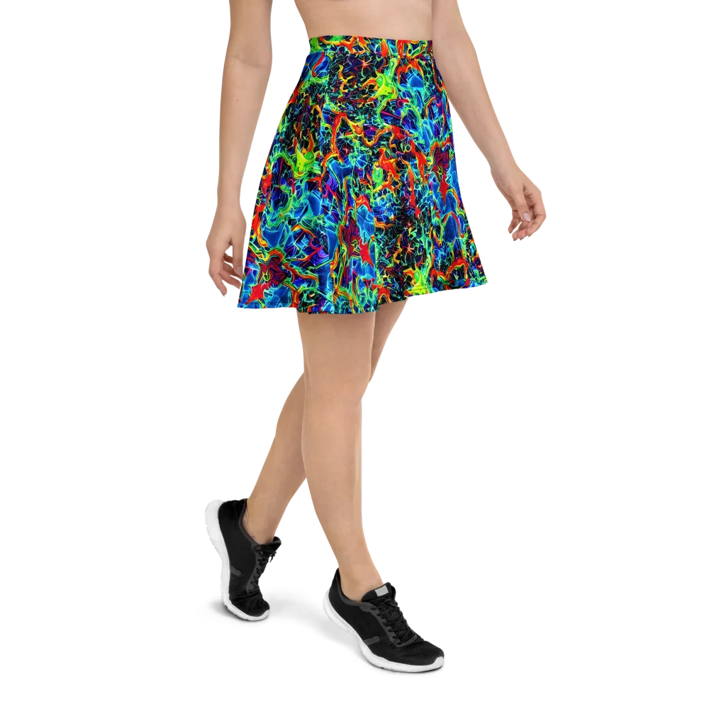 Prismfire on Skater Skirt — Right