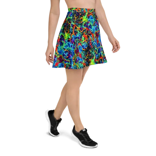 Prismfire on a Skater Skirt