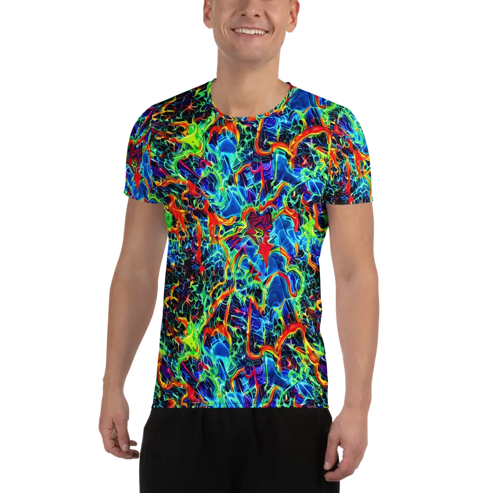 Prismfire on Men's Athletic T-Shirt — Front
