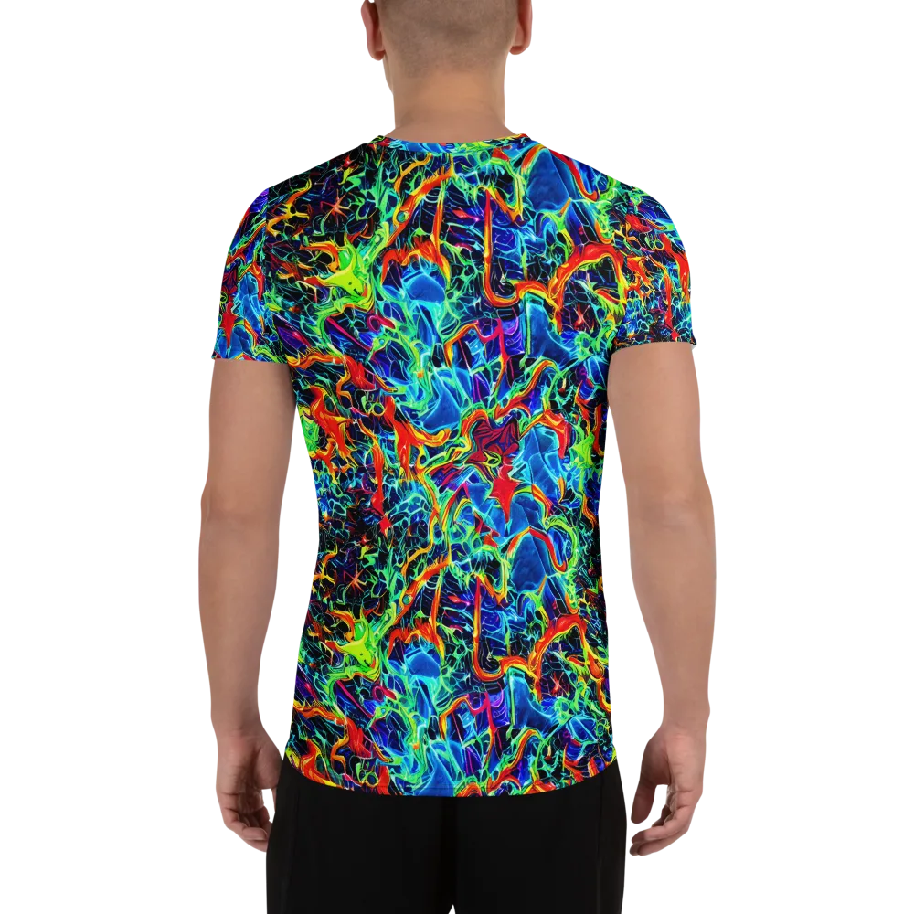 Prismfire on Men's Athletic T-Shirt — Back