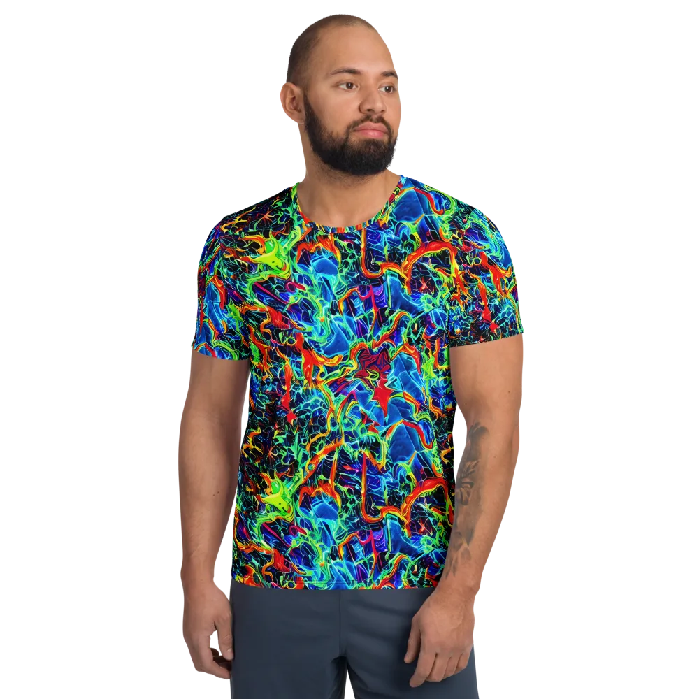 Prismfire on Men's Athletic T-Shirt — Front