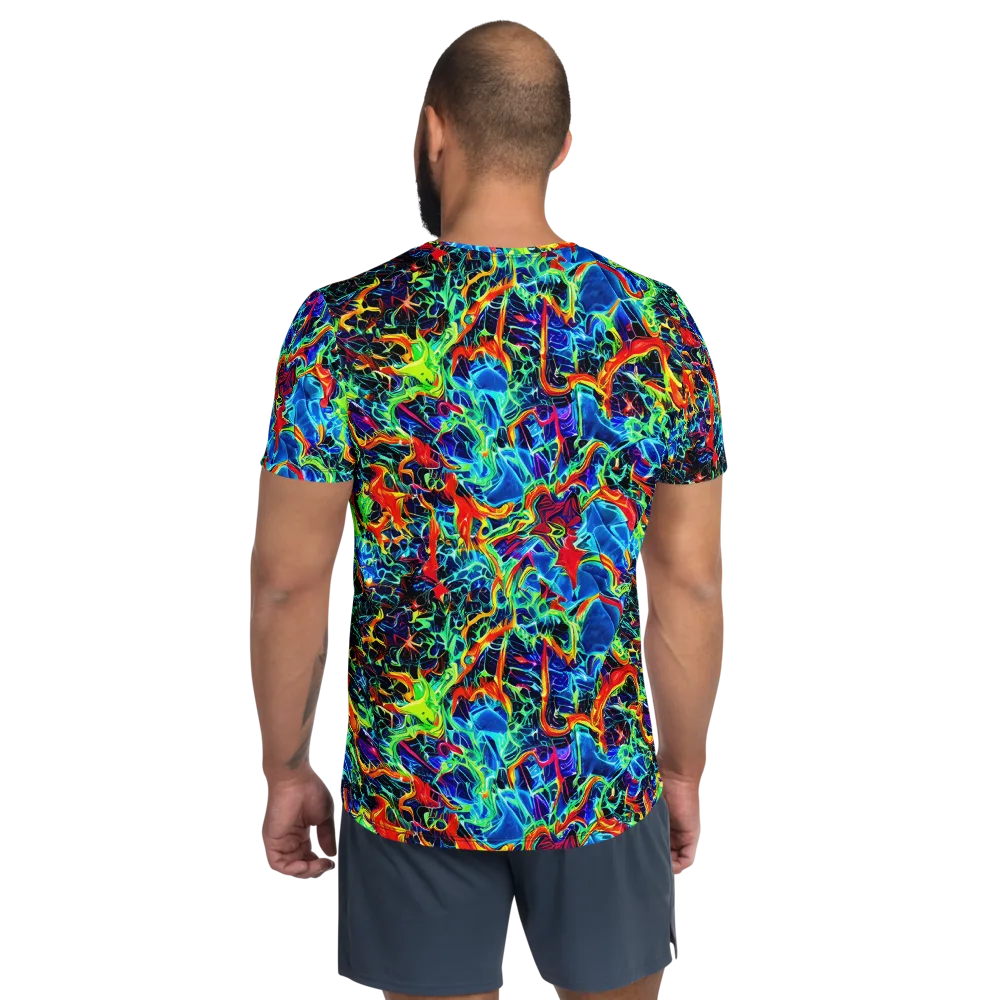 Prismfire on Men's Athletic T-Shirt — Back