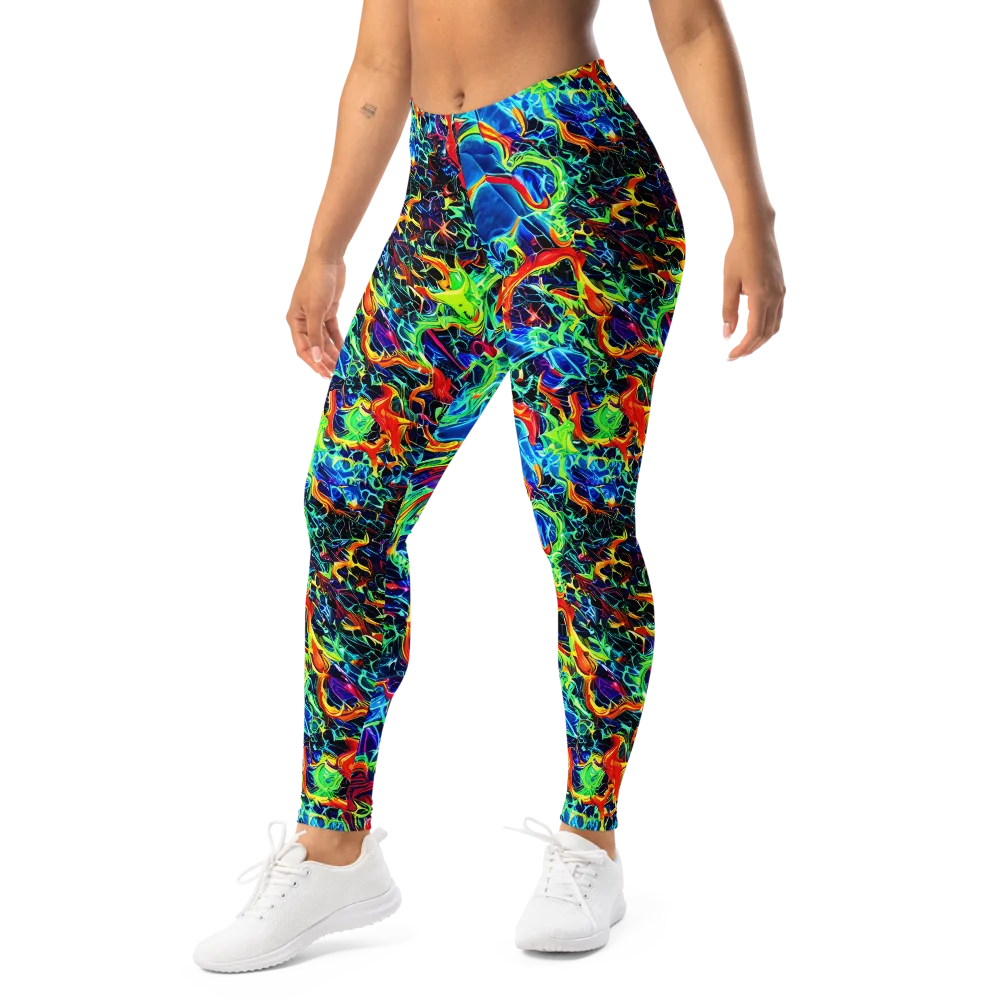 Prismfire on Leggings — Left Front