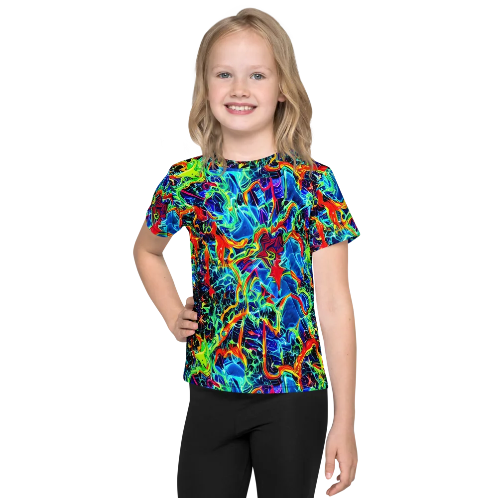 Prismfire on Kids Crew Neck T-Shirt — Front