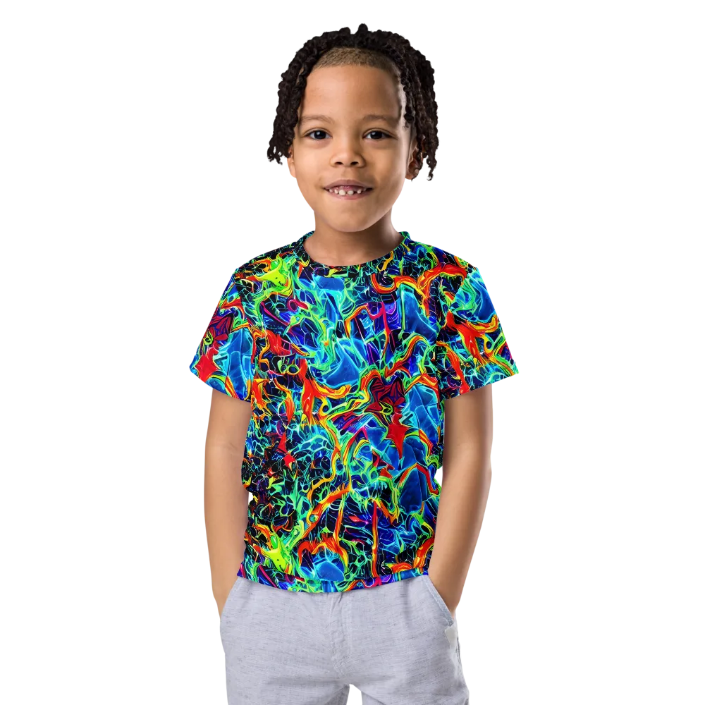 Prismfire on Kids Crew Neck T-Shirt — Front