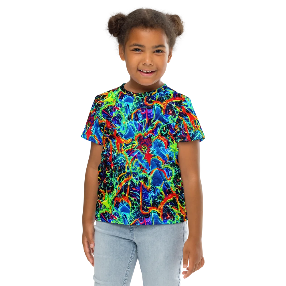 Prismfire on Kids Crew Neck T-Shirt — Front