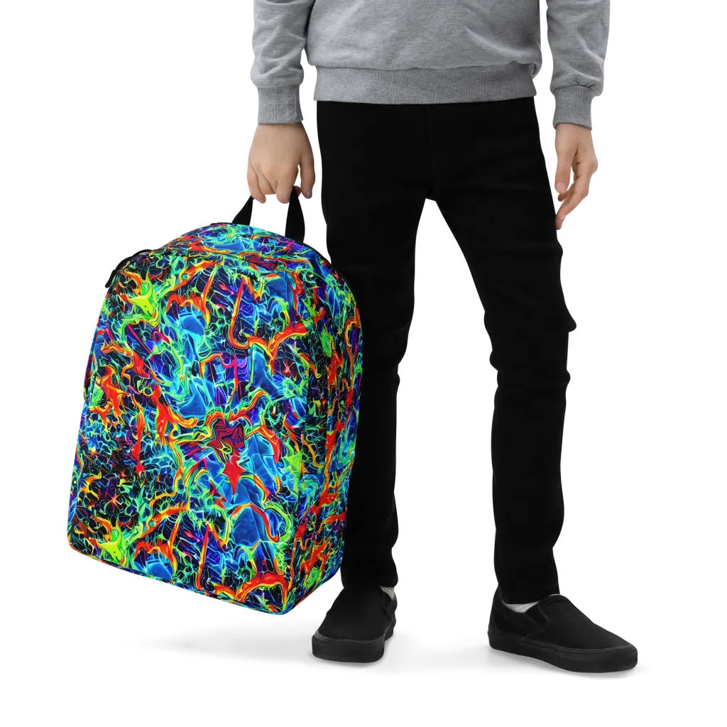 Prismfire on Minimalist Backpack — Zoomed-in